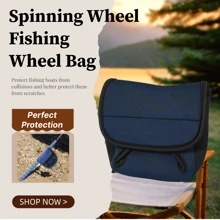 Fish Speed Reels Cover Case, Nylon Neoprene Waterproof Breathable Materials Protector Soft Bag