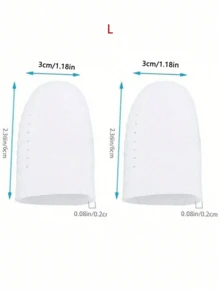 12pcs Gel Breathable Toe Cover-Silicone Toe Cover For Big Toe Protection (L M S) Three Different Sizes Of Foot Guards, A Health Gift For Parents And Friends. Breathable Big Toe Protector, Silicone Toe Sleeve And Soft Toe Protector For Men And Women, - Multicolor - View 17