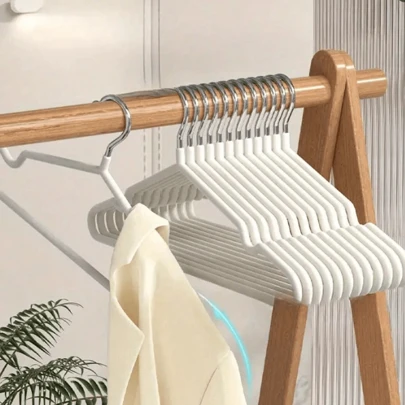 10/20 Adult Non-Slip Coated Clothes Hangers, Lightweight Luxury Home Closet Garment Hanger For Shirts And Pants,Spring,Minimalist,Summer Tops