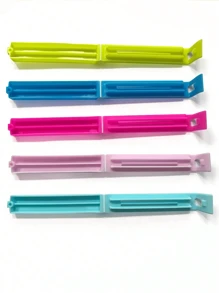 封口夹7.5cm零食保鲜夹茶叶奶粉厨房食品袋密封夹塑料食品夹婚礼派对礼品袋