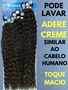 Anjo Plus 80cm Fashion Classic Curly Hair Bio Vegetal - 自然黑 - 查看 4