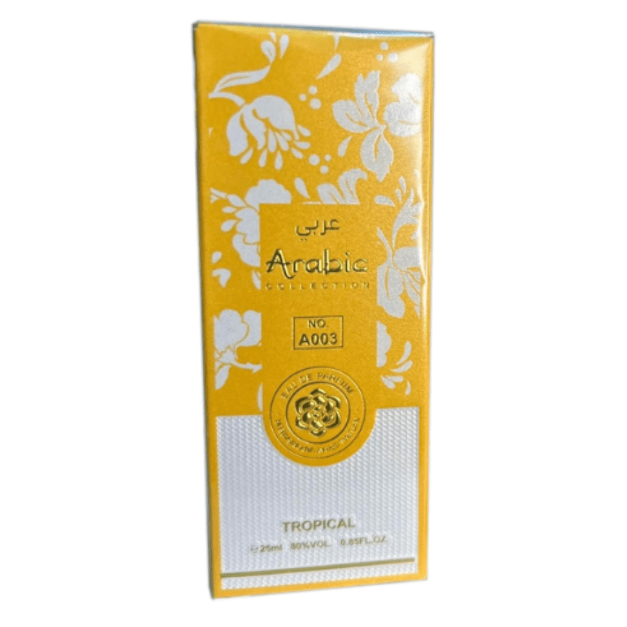 N°A003 - PERFUME ARABE FEMININO - ARABIC COLLECTION - TROPICAL - 25ML - EAU DE PARFUM