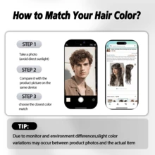 长卷波浪形黑色假发合成耐热角色扮演服装万圣节派对黑色男士假发 - 黑色 - 查看 9