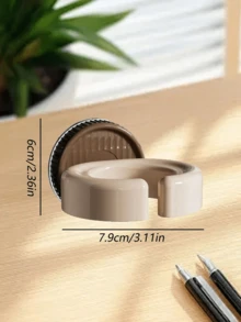 1pc Suction Cup Hair Dryer Holder Rack, Rotating Bathroom Wall Mount Blow Dryer Organizer, Drill-Free Adhesive Hairdryer Storage Rack - Multicolor - View 9