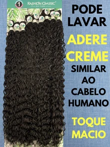 Anjo Plus 80cm Fashion Classic Curly Hair Bio Vegetal - Dark Brown - 查看 4