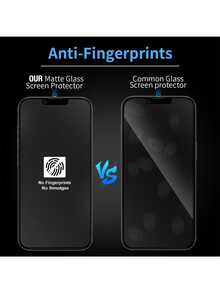Yezodawee Miếng dán màn hình kính mờ cho iPhone 17 Pro Max, chống chói, chống bám vân tay, kính cường lực trong suốt độ phân giải cao, tương thích với ốp lưng điện thoại, dễ dàng lắp đặt, không bọt khí, cần thiết để bảo vệ màn hình, phù hợp cho sử dụng hàng ngày, văn phòng, nhà và các trường hợp khác, chống nước, chống sốc, chống rơi, chống trầy xước, phủ toàn màn hình. - 1 cái - Xem 5