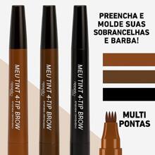 Caneta Líquida Fio a Fio de Sobrancelhas e Barba Impermeável De Longa Duração fio a fio TipBrow