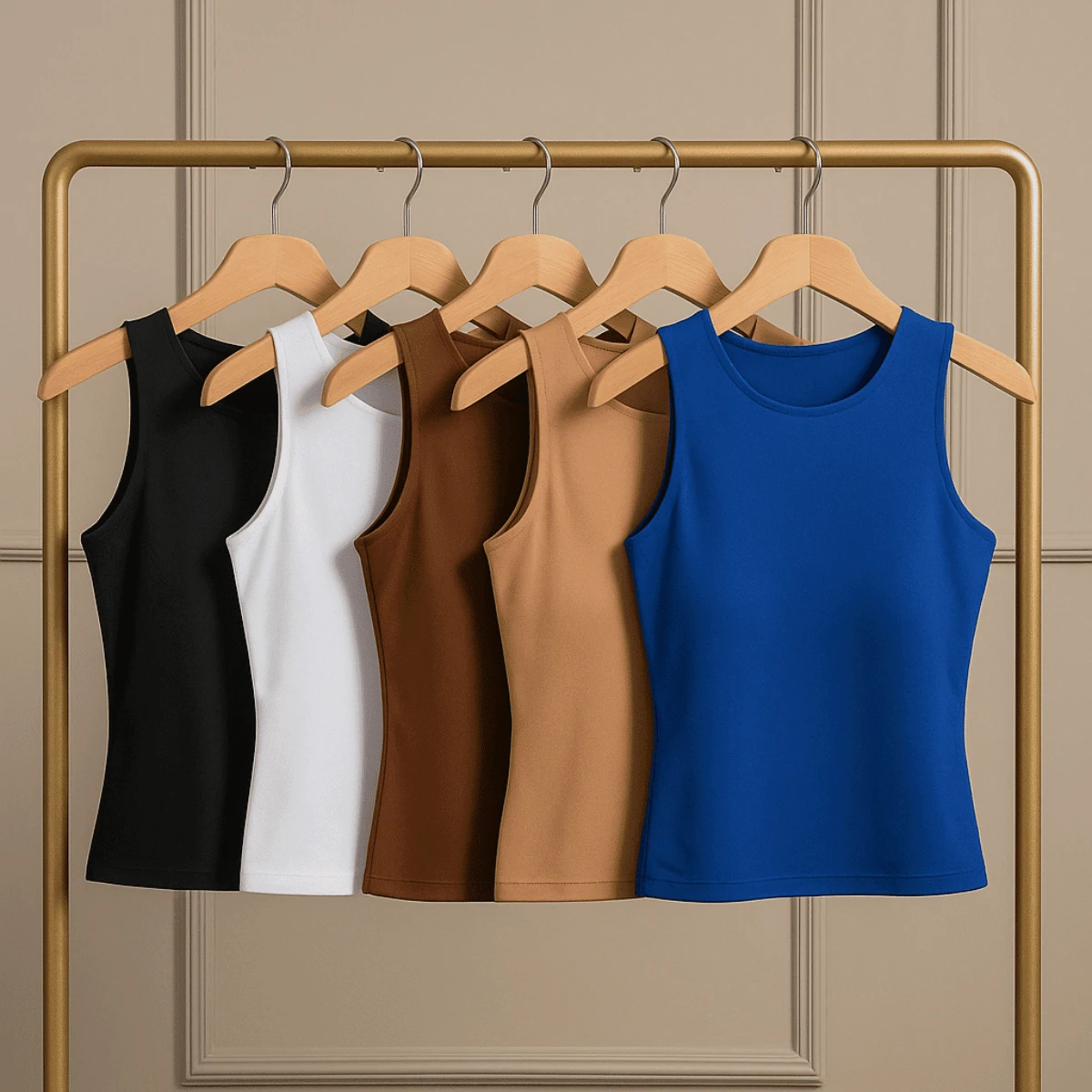 Regata Feminina Suplex Básica Lisa com Alça Confortável e Ajustada