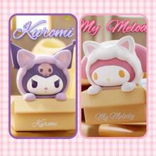 三丽鸥卡通人物毛绒盲袋 - 随机1个 | 可爱猫咪玩偶 | 可爱有趣的设计 | 送给女孩的完美礼物 | 节日/生日礼物