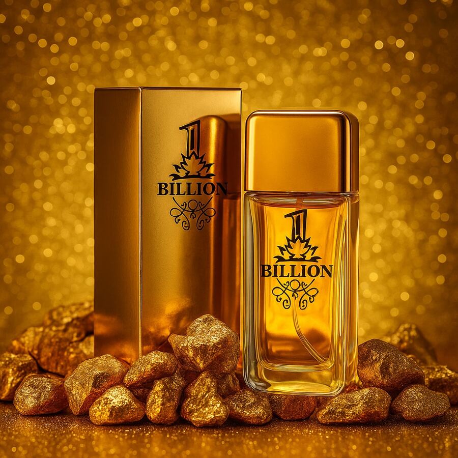 Eau de Toilette Hombre: Aroma Intenso y Sedcutor, Frasco Dorado 100ml - Oro - Ver 1