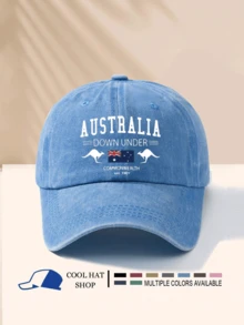 澳大利亚国旗和印花，时尚休闲百搭可调节男女通用袜子，舒适四季必备 - 水洗帽 - 查看 23