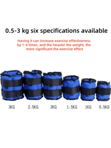 2pcs Ankle/Wrist Weights, Fitness Sandbags, Running & Dancing Training, Invisible Leg Weights, Unisex Ankle Weights