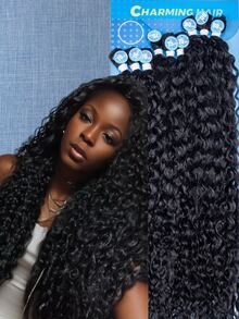 Anjo Plus 80cm Fashion Classic Curly Hair Bio Vegetal - 黑棕色 - 查看 2
