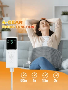 SOKANY 1 件多功能电热垫，9 种加热设置 + 4 种定时器功能，适合家庭和办公室使用，冬季必备加热工具，圣诞节、万圣节、情人节的绝佳礼物 - 查看 3
