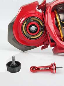 1pc Metal Spinning Wheel, Suitable For Sea Fishing, With Smooth And Sensitive Left And Right Hands, Interchangeable Rotation, Fishing Line Wheel, Suitable For Both Freshwater And Saltwater