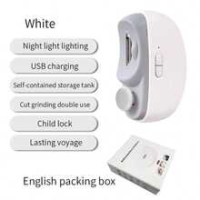 二合一可充电电动指甲钳和抛光器 - USB充电，智能电动指甲钳，具备防夹、抛光、照明和打磨功能，适合全家使用，是感恩节和圣诞节的理想礼物。 - 彩色 - 查看 16