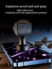 4 pezzi Pellicola protettiva in vetro temperato anti-spia per telefoni OPPO/Vivo, copertura completa, facile installazione, anti-sbirciamento, senza bolle, resistente a graffi e rotture, adatto per regali di compleanno/famiglia/amici/fidanzato/fidanzata