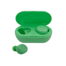 Audífonos bluetooth recargables manos libres inalámbricos batería larga duración auriculares sonido claro música llamadas confort portátil - verde menta - Ver 1
