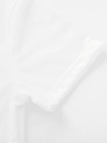 Strass 1  Corazón  Color combinado    Casual  Sexy  Dulce  Fiesta  Elegante    Ninguno  Perlas    Noche de fiesta  Playa  Vacaciones  Boda  Deportivo  Oficina  Casa  viaje  Despedida de soltera  Calle  Formal y de noche  Trajes de aeropuerto  desalmuerCamiseta de verano transpirable y cómoda para mujer de talla grande, con estampado de corazón - Estilo deportivo casual, lavable en máquinazo  fiesta del té  Escenario y concierto    verano - Blanco - Ver 3