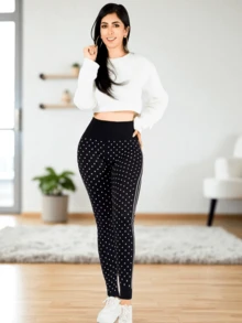 Legging Mujer Mallones Leggins Mayon Mallas Térmico - Negro - Ver 2