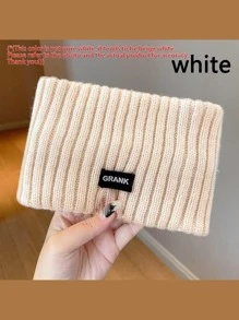 1pc Solid Color Casual Polyester Headband, Autumn/Winter Model - As Picture - View 5