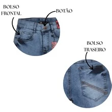 Young Boys Denim Tops - Medium Wash - View 2