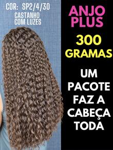 Anjo Plus 80cm Fashion Classic Curly Hair Bio Vegetal - 間色 - 查看 3