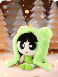 可拆卸斗篷毛绒挂件，蓬松柔软的毛绒娃娃挂件，可爱卡通人物收藏品，适合儿童和动漫迷，完美的包包挂饰或礼物，超级柔软舒适，色彩缤纷，趣味十足的包包配饰，独特的蝴蝶结斗篷设计，是儿童房装饰和日常陪伴的理想之选，适合所有人 - 彩色 - 查看 12