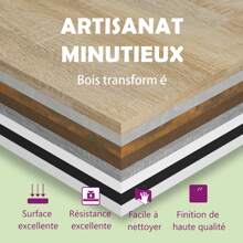 Larryhot Bureau Blanc 90x40x72 cm Bois d'ingénierie, solide et durable, facile à assembler, beau, idéal pour la décoration de la maison et les cadeaux