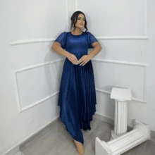 Dance Dress Choreography All Tulle Evangelical Fashion - Navy Blue - View 5