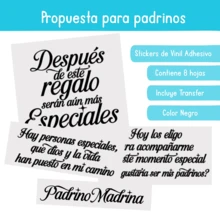 Stickers vinil caja propuesta padrinos etiquetas adhesivas cajas bautizo boda primera comunión stickers decorativos manualidades personalización decoración regalos detalles fiestas boda bautizo primera comunión fácil pegar etiqueta personalizada resistente - Negro - Ver 2