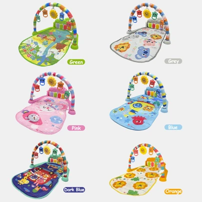Gimnasios para bebés, alfombras de juego, alfombras de tiempo de panza, juguetes de alfombra de actividad y gimnasio, alfombra de piano de juego para bebés, alfombras de juego para bebés recién nacidos y niños pequeños, alfombra de actividad para bebés de 0-3-6-12 meses