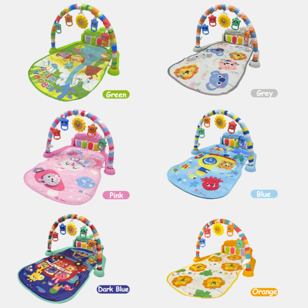 Baby Gyms Play Mats, Tummy Time Mat Toys, Infant Play Mat And Activity Gym, Baby Play Piano Gym Mat, Play Mats For Babies Newborns And Toddlers, Baby Activity Mat Toys 0-3-6-12 Months
