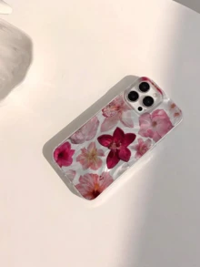 Funda para phone (1 unidad) con diseño moderno y único de corazones, granadas, estrellas y flores. Resistente al agua, a las huellas dactilares y a los arañazos. Transparente, suave y brillante. - Multicolor 15 - Ver 2
