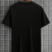 Men's Duck Gym T-Shirt 100% Cotton Plus Size Oversized Shirt Premium Streetwear Blouse - 黑色 - 查看 2