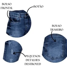 Young Boys Jeans - 中等水洗藍 - 查看 6