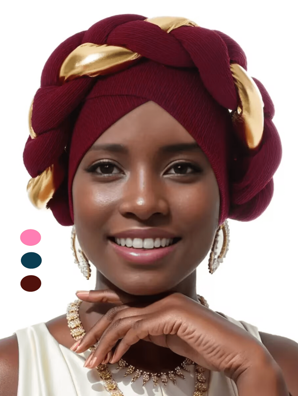 Braided Twist Headband, Patchwork Headwrap, Fashion Hair Accessories For Women