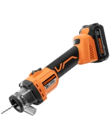 DOVAMAN 20V Brushless Drywall Cut-Out Tool, 30,000 RPM, Adjustable Depth, 98% Dust Collection, LED, With Battery, Charger & Bag - Black - View 12