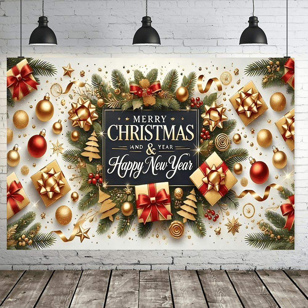 1 pezzo Decorazione natalizia e per Capodanno, in tessuto di poliestere, adatta per uso interno ed esterno, senza bisogno di elettricità, molto adatta per camera da letto, soggiorno, feste e decorazioni fotografiche, decorazione natalizia per la casa.