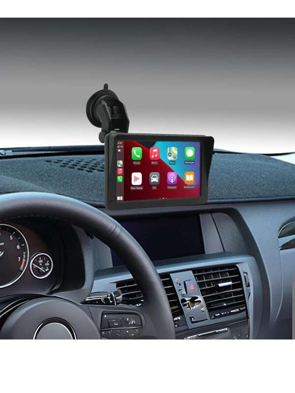 Multimídia Som De Carro Universal Carplay Android e IOS Tela 7 Câmera de Ré