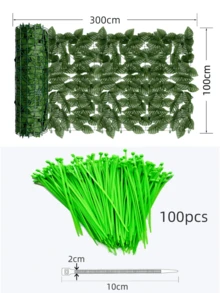 Nejlue Artificial Flowers/Plants1111 Home & Living 1 Stück künstlicher Efeu Sichtschutz Zaun, Gartenzaun, künstliche Pflanzenzaun, erweiterbarer Sichtschutz, Kunststoff Heckenplatten dekorativer Zaun für Outdoor, für Heim-Dekoration, Raumdekoration, Gartendekoration, Wanddekoration, Innen- und Außendekoration, Schlafzimmerdekoration, Hochzeitsdekoration, Tischdekoration, Partydekoration, Halloween-Dekoration, Geburtstagsfeier-Dekoration, Herbstdekoration - Grün - Übersicht 8