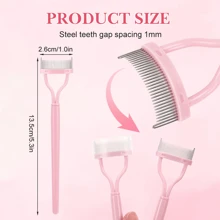 9 件套 Y2K 粉色睫毛夹套装 - 完美贴合眼部轮廓，打造自然持久的卷翘效果，不损伤睫毛，强韧睫毛，放大双眼，非常适合角色扮演、约会、返校季和送礼 - 彩色 - 查看 8