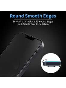 Yezodawee Miếng dán màn hình kính mờ cho iPhone 17 Pro Max, chống chói, chống bám vân tay, kính cường lực trong suốt độ phân giải cao, tương thích với ốp lưng điện thoại, dễ dàng lắp đặt, không bọt khí, cần thiết để bảo vệ màn hình, phù hợp cho sử dụng hàng ngày, văn phòng, nhà và các trường hợp khác, chống nước, chống sốc, chống rơi, chống trầy xước, phủ toàn màn hình. - 1 cái - Xem 8