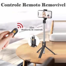 Bluetooth Selfie Stick Tripod Retractable Stick With Remote Control And Light For Cell Phone ZP-20 - màu đen - Xem 5