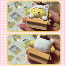 三丽鸥卡通人物毛绒盲袋 - 随机1个 | 可爱猫咪玩偶 | 可爱有趣的设计 | 送给女孩的完美礼物 | 节日/生日礼物