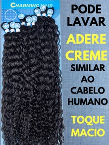 Anjo Plus 80cm Fashion Classic Curly Hair Bio Vegetal - 黑棕色 - 查看 4