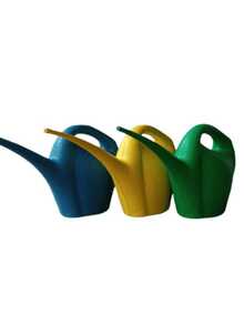 Plastic Watering Can With Long Thin Spout, 2 Liters For Garden - 綠色 - 查看 3