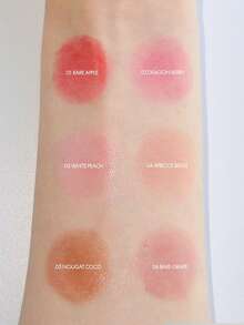 Rom&nd JUICY ROLL CHEEK 01 Rare Apple, Peach, Nude, Vibrant, Creamy Texture, Melting, Soft Matte, Lightweight, Non-Sticky, Non-Drying, Comfortable Long-Lasting, Brightening, Lip & Cheek Multipurpose, Mini Size, Korean Makeup, Gift, 8.4g/0.30oz. - 01 RARE APPLE - 查看 3