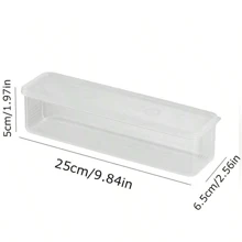 1/3/6 件透明塑料食品容器，带密封盖，可重复使用食品储存盒，便当盒，冰箱保鲜盒 - 非常适合准备餐食、葱、芦笋、水果、蔬菜、意大利面、鸡蛋 - 非常适合家庭厨房储存和整理 - 無色 - 查看 3