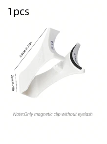 1 pereche de gene false magnetice, kit cu pensetă aplicatoare profesionale, reutilizabile, fără lipici, gene false Manga Lash, naturale, lungi și pufoase, Faux Mnk, păr moale, ochi ușori, instrument de machiaj pentru petreceri de călătorie înfrumusețate